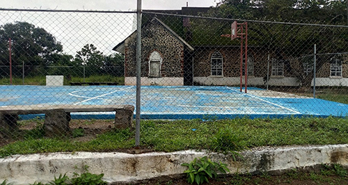 Multipurpose court.